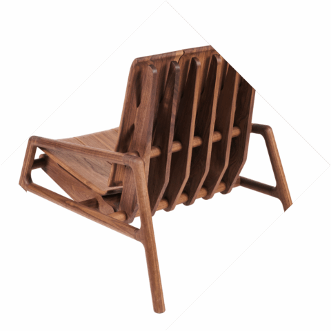 Een houten stoel