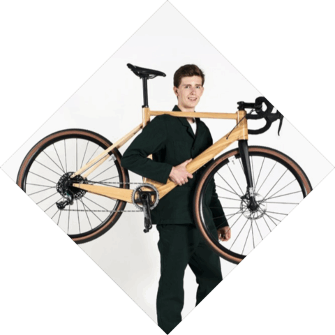 Student heeft als eindwerkstuk een racefiets gemaakt
